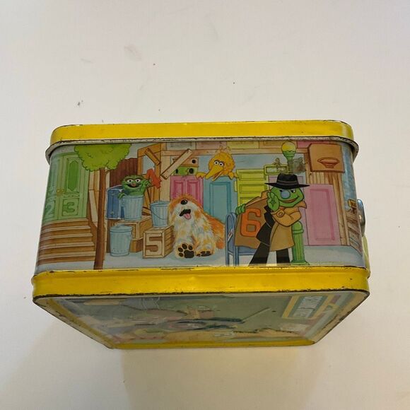 Vintage 1979 Metal Sesame Street Lunchbox ernie bert bigbird - Picture 15 of 16